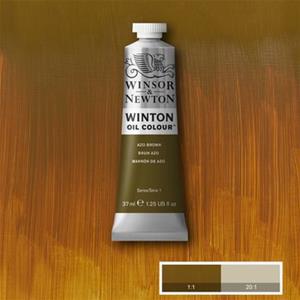 WINSOR & NEWTON WINTON OIL COLOUR 37ML - TBE AZO BROWN