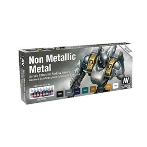 Vallejo MODEL Color: Non Metallic Metal - SET 8 colori acrilici 17 ml