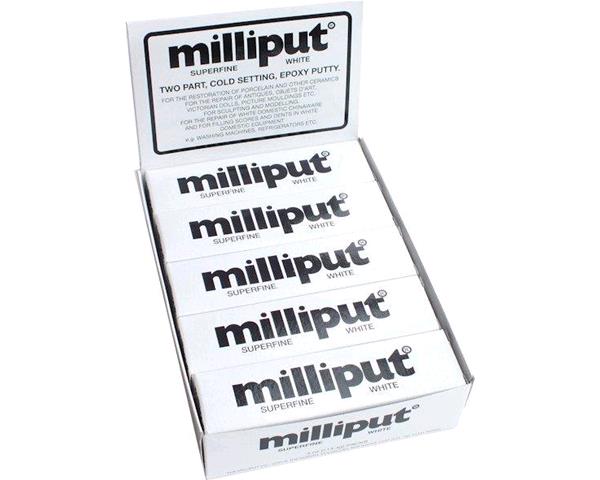 MILLIPUT: SILVER GREY TWO PART EPOXY PUTTY (113 gr.)