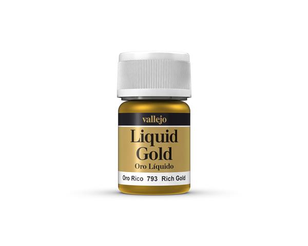 Vallejo MODEL Color: Rich Gold - colore a base di alchool 35 ml