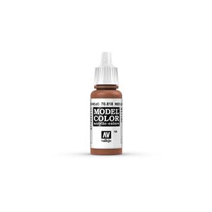 Vallejo MODEL Color: Red Leather - Acrylic color 17 ml