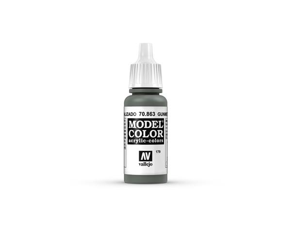 Vallejo MODEL Color: Gunmetal Grey - colore acrilico 17 ml