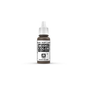 Vallejo MODEL Color: Leather Brown - Acrylic color 17 ml