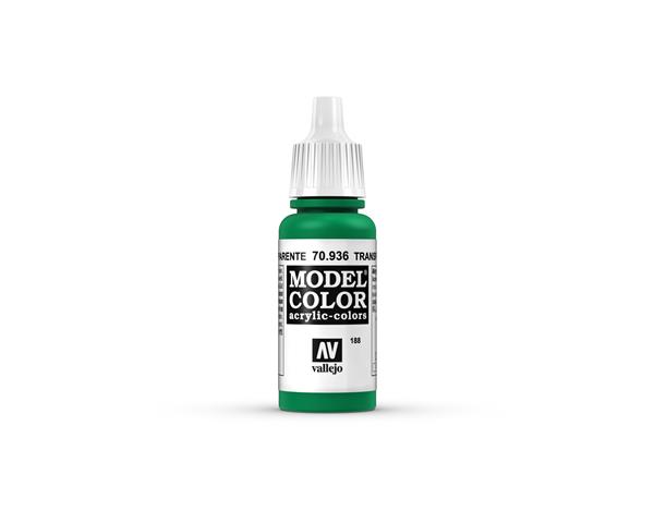 Vallejo MODEL Color: Transparent Green - colore acrilico 17 ml