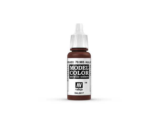 Vallejo MODEL Color: Hull Red - Acrylic color 17 ml