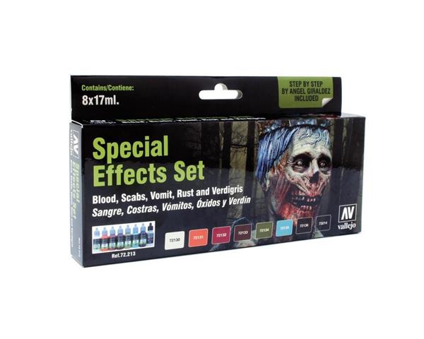 Vallejo GAME Color: Game Color SET 17ml - Special Effects Set