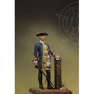 ROMEO MODELS: 54 mm. ; Officer 4th Infantry Rgt. - Prussia 1756-63