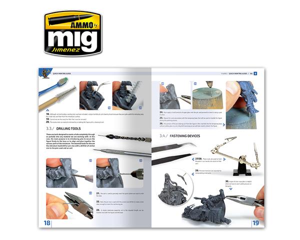 AMMO OF MIG: ENCYCLOPEDIA OF FIGURES MODELLING TECHNIQUES VOL. 0 - QUICK GUIDE FOR PAINTING  ENGLISH