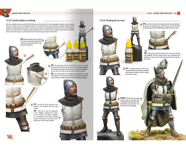 AMMO OF MIG: ENCYCLOPEDIA OF FIGURES. MODELLING TECHNIQUES VOL. 1 - COLOUR, SHAPE, AND LIGHT ENGLISH
