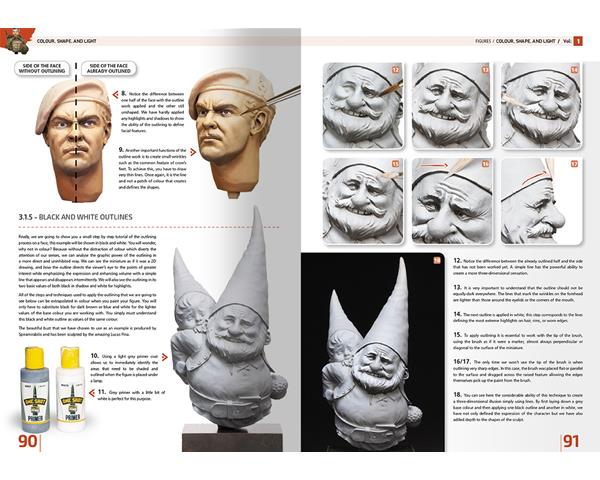 AMMO OF MIG: ENCYCLOPEDIA OF FIGURES. MODELLING TECHNIQUES VOL. 1 - COLOUR, SHAPE, AND LIGHT ENGLISH