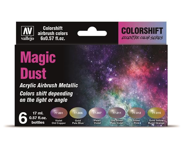 Vallejo Model Air: SET di 6 colori da 17ml - The Shifters Magic Dust
