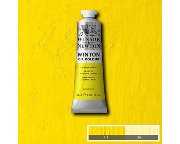 WINSOR & NEWTON WINTON OIL COLOUR 37ML - CAD LEMON HUE