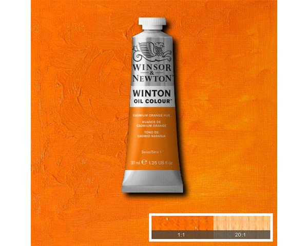 WINSOR & NEWTON WINTON OIL COLOUR 37ML - CAD ORANGE HUE