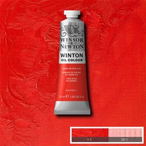 WINSOR & NEWTON WINTON OIL COLOUR 37ML - CAD RED HUE