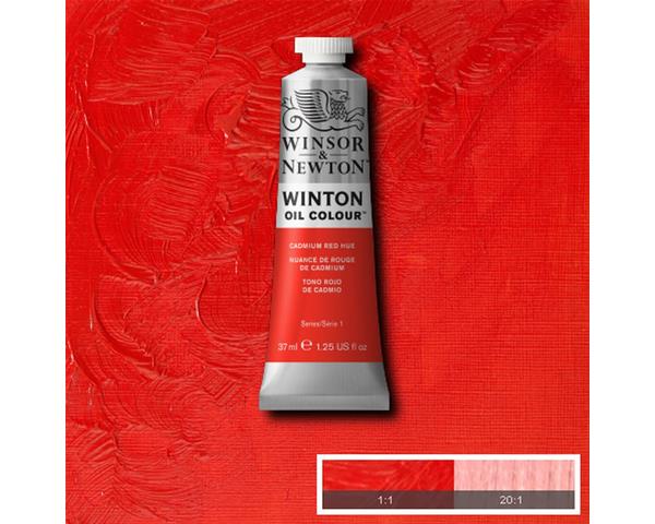 WINSOR & NEWTON WINTON OIL COLOUR 37ML - CAD RED HUE