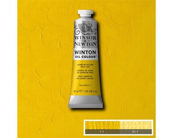 WINSOR & NEWTON OLIO WINTON 37ML - GIALLO DI CADMIO CHIARO IMITAZIONE