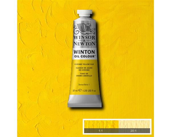 WINSOR & NEWTON WINTON OIL COLOUR 37ML - CHROME YEL HUE