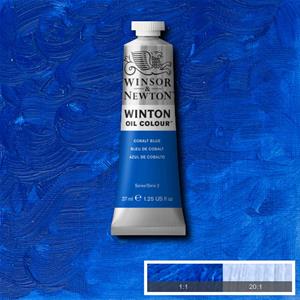 WINSOR & NEWTON WINTON OIL COLOUR 37ML - COBALT BLUE HUE