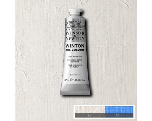 WINSOR & NEWTON WINTON OIL COLOUR 37ML - FLAKE WHITE HUE
