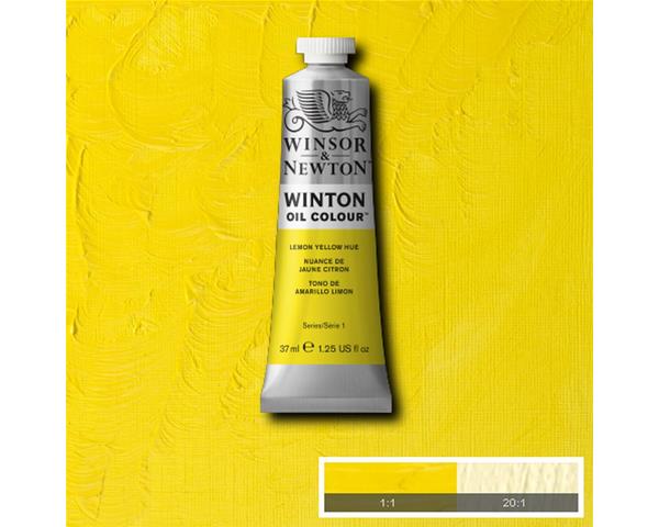 WINSOR & NEWTON WINTON OIL COLOUR 37ML - LEMON YELL HUE
