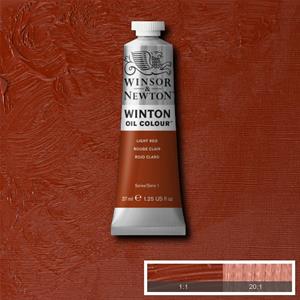WINSOR & NEWTON WINTON OIL COLOUR 37ML - LIGHT RED