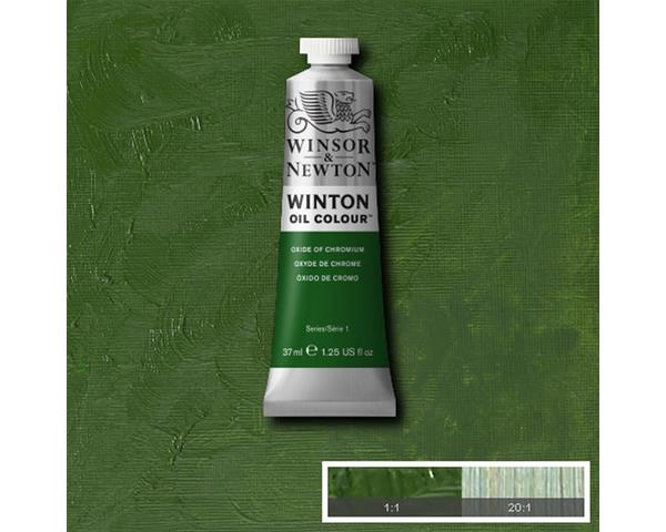 WINSOR & NEWTON WINTON OIL COLOUR 37ML - OXIDE'CHROME