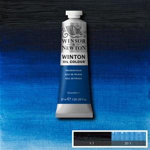 WINSOR & NEWTON WINTON OIL COLOUR 37ML - PRUSSIAN BLUE
