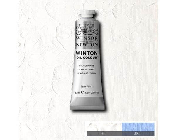 WINSOR & NEWTON WINTON OIL COLOUR 37ML - TITANIUM WHITE
