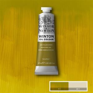 WINSOR & NEWTON WINTON OIL COLOUR 37ML - AZO YELLOW GREEN 