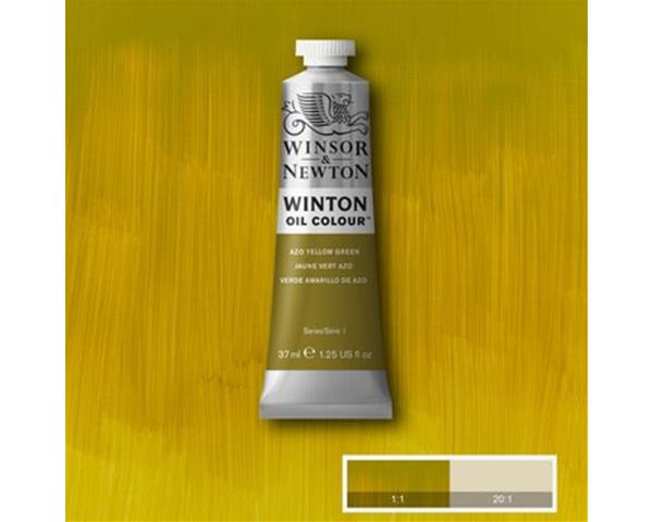 WINSOR & NEWTON OLIO WINTON 37ML - AZO YELLOW GREEN 