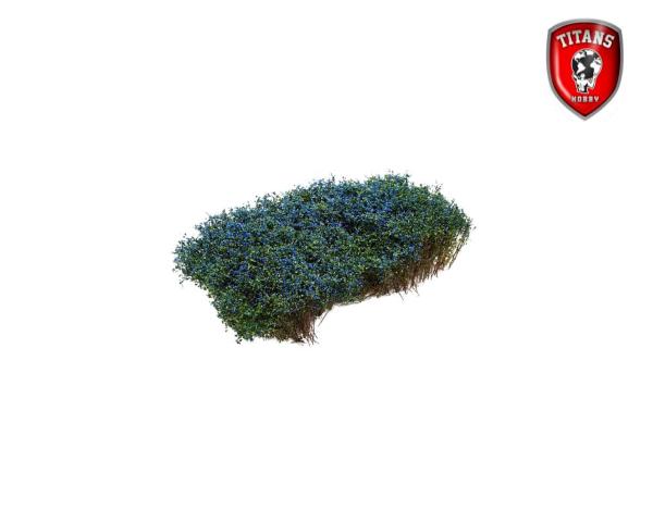 TITANS HOBBY: Shrubbery cm.15x15 Lenght 15mm - Blooming Blue