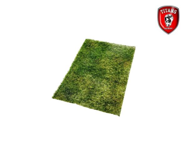 TITANS HOBBY: grass mat cm.20X30 - Flowery Meadow type 6 Length  4-8mm