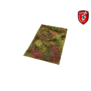 TITANS HOBBY: grass mat cm.20X30 - Flowery Meadow type 4 Length  4-8mm