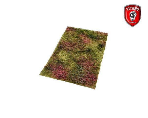 TITANS HOBBY: grass mat cm.20X30 - Moor field 9 Length  4-8mm