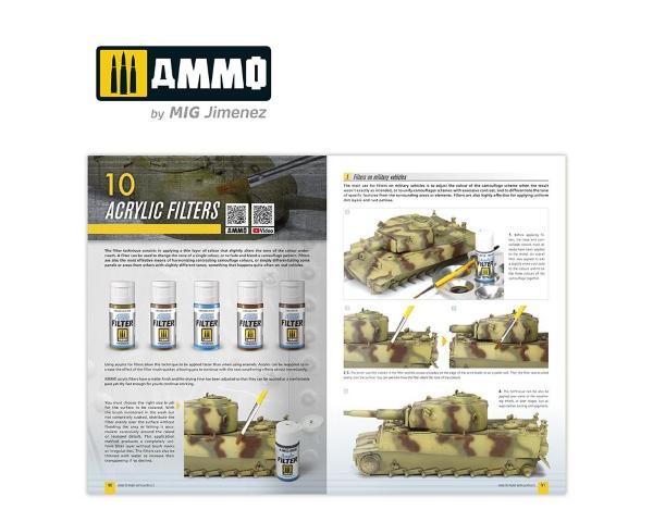 AMMO OF MIG: How to paint with Acrylics 2.0. AMMO Modeling guide - Book - 176 pages English