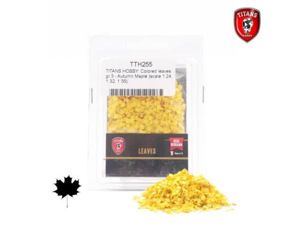 TITANS HOBBY: Colored leaves gr.3 - Autumn Maple (scale 1:24, 1:32, 1:35)