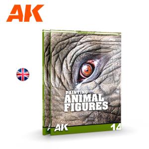 AK INTERACTIVE: AK Learning 14 PAINTING ANIMAL FIGURES - lingua Inglese 88 pagine, copertina morbida
