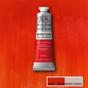 WINSOR & NEWTON OLIO WINTON 37ML - SCARLATTO DI CADMIO IMITAZIONE