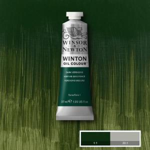 WINSOR & NEWTON OLIO WINTON 37ML - VERDIGRIS NERO