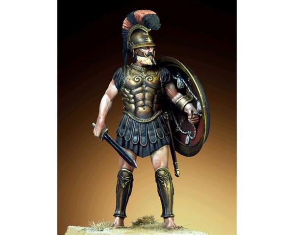 ROMEO MODELS: 54 mm. ; Greek "Siceliota" Hoplite - V Century B.C. with a Thracian helme